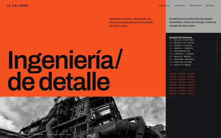 Calibre — Captura de la web en producción